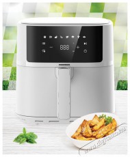 Heinner HAF-B6WH17SQ airfryer Konyhai termékek - Konyhai kisgép (sütés / főzés / hűtés / ételkészítés) - Légkeveréses főzőgép / elektromos kukta / multifunkciós sütő - 501327