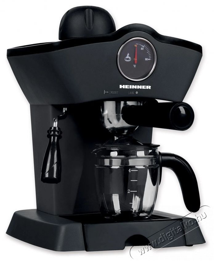 Heinner HEM-200BK Karos eszpressz&oacute; k&aacute;v&eacute;főző Konyhai term&eacute;kek - K&aacute;v&eacute;főző / k&aacute;v&eacute;&ouml;rlő / kieg&eacute;sz&iacute;tő - Pressz&oacute; k&aacute;v&eacute;főző - 501392