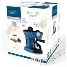 Heinner Charm HEM-200BL Karos eszpresszó kávéfőző, 800W, 250 ml kapacitás, 3.5 bar, Kék Konyhai termékek - Kávéfőző / kávéörlő / kiegészítő - Presszó kávéfőző - 531135