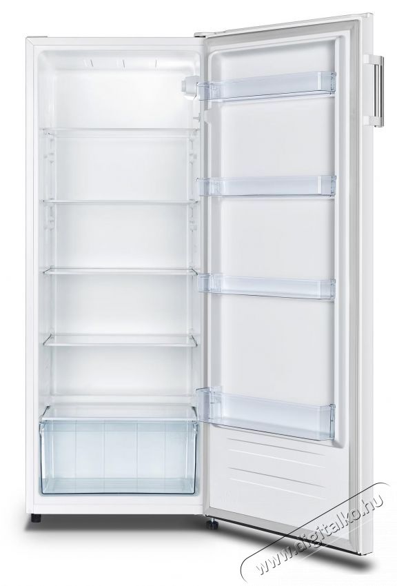 Heinner HF-HS250E++ hűtőszekr&eacute;ny, 242l, Mechanikus ir&aacute;ny&iacute;t&aacute;s &aacute;ll&iacute;that&oacute; termoszt&aacute;ttal, LED vil&aacute;g&iacute;t&aacute;s, E energiaoszt&aacute;ly, H: 144cm, Feh&eacute;r Konyhai term&eacute;kek - Hűtő, fagyaszt&oacute; (szabadon&aacute;ll&oacute;) - Egyajt&oacute;s hűtő - 533441