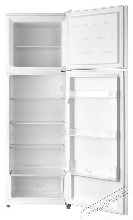 Heinner HF-M294E++ k&eacute;tajt&oacute;s hűtőszekr&eacute;ny, 294l (225+69), &Aacute;ll&iacute;that&oacute; termoszt&aacute;t, LED vil&aacute;g&iacute;t&aacute;s, &Uuml;vegpolc, E energiaoszt&aacute;ly, Feh&eacute;r Konyhai term&eacute;kek - Hűtő, fagyaszt&oacute; (szabadon&aacute;ll&oacute;) - Fel&uuml;lfagyaszt&oacute;s kombin&aacute;lt hűtő - 533462