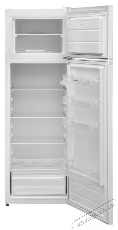 Heinner HF-V242E++, K&eacute;tajt&oacute;s hűtő, 242 l, Less Frost, E energiaoszt&aacute;ly, Mechanikus vez&eacute;rl&eacute;s, LED vil&aacute;g&iacute;t&aacute;s, M 160 cm, Feh&eacute;r Konyhai term&eacute;kek - Hűtő, fagyaszt&oacute; (szabadon&aacute;ll&oacute;) - Fel&uuml;lfagyaszt&oacute;s kombin&aacute;lt hűtő - 533460