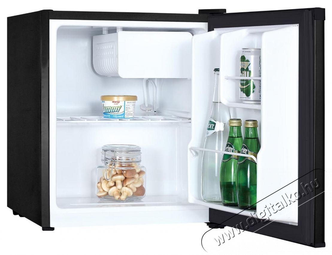 Heinner HMB-HM41BKE++, minib&aacute;r hűtő 41 l, E energiaoszt&aacute;ly, M 51 cm, Fekete Konyhai term&eacute;kek - Hűtő, fagyaszt&oacute; (szabadon&aacute;ll&oacute;) - Mini hűtő / minib&aacute;r - 533444