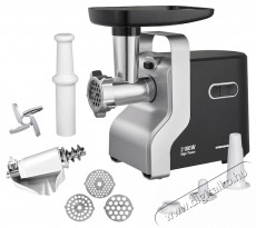 Heinner MG-2100BKSL H&uacute;sdar&aacute;l&oacute;, 2100W, Rozsdamentes ac&eacute;l k&eacute;s, Fekete/Ez&uuml;st Konyhai term&eacute;kek - Konyhai kisg&eacute;p (elők&eacute;sz&iacute;t&eacute;s / feldolgoz&aacute;s) - H&uacute;sdar&aacute;l&oacute; - 533472