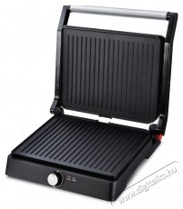 Heinner SunriseGrill HEPG-F2000BKSS Elektromos grill, Tapad&aacute;smentes, 180 nyit&aacute;s, &Aacute;ll&iacute;that&oacute; hőm&eacute;rs&eacute;klet, Fekete/Inox Konyhai term&eacute;kek - Konyhai kisg&eacute;p (s&uuml;t&eacute;s / főz&eacute;s / hűt&eacute;s / &eacute;telk&eacute;sz&iacute;t&eacute;s) - Kontakt grill s&uuml;tő / s&uuml;tőlap - 533470