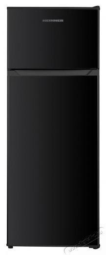 Heinner HF-H2206BKE++ kombin&aacute;lt fel&uuml;lfagyaszt&oacute;s hűtőszekr&eacute;ny, E energiaoszt&aacute;ly, 206 L, LED l&aacute;mpa, 3 hűtőszekr&eacute;ny &uuml;vegpolc, M: 143 cm, Fekete Konyhai term&eacute;kek - Hűtő, fagyaszt&oacute; (szabadon&aacute;ll&oacute;) - Fel&uuml;lfagyaszt&oacute;s kombin&aacute;lt hűtő - 533451