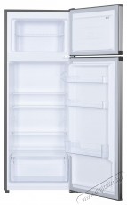 Heinner HF-H2206XE++ kombin&aacute;lt fel&uuml;lfagyaszt&oacute;s hűtőszekr&eacute;ny, E energiaoszt&aacute;ly, 206 L, LED l&aacute;mpa, 3 hűtőszekr&eacute;ny &uuml;vegpolccal, M: 143 cm, Inox megjelen&eacute;s Konyhai term&eacute;kek - Hűtő, fagyaszt&oacute; (szabadon&aacute;ll&oacute;) - Fel&uuml;lfagyaszt&oacute;s kombin&aacute;lt hűtő - 533450