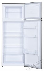 Heinner HF-HM2206INVXD kombin&aacute;lt hűtőszekr&eacute;ny, 206 l, D energiaoszt&aacute;ly, LED vil&aacute;g&iacute;t&aacute;s, 3 &uuml;vegpolc, rozsdamentes ac&eacute;l Konyhai term&eacute;kek - Hűtő, fagyaszt&oacute; (szabadon&aacute;ll&oacute;) - Fel&uuml;lfagyaszt&oacute;s kombin&aacute;lt hűtő - 533456