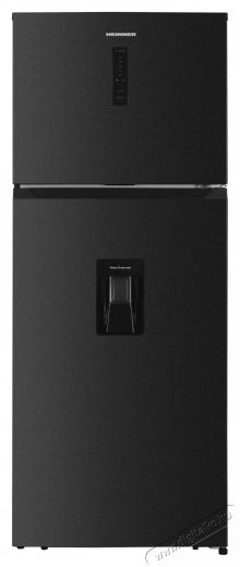 Heinner HF-HM413NFDXWDE++, K&eacute;tajt&oacute;s hűtőszekr&eacute;ny, 413 l, Full No Frost, E energiaoszt&aacute;ly, Kompresszor Dual Inverter, V&iacute;zadagol&oacute;, Kijelző, Gyerekz&aacute;r, M 178 cm, Rozsdamentes ac&eacute;l Konyhai term&eacute;kek - Hűtő, fagyaszt&oacute; (szabadon&aacute;ll&oacute;) - Fel&uuml;lfagyaszt&oacute;s kombin&aacute;lt hűtő - 533449