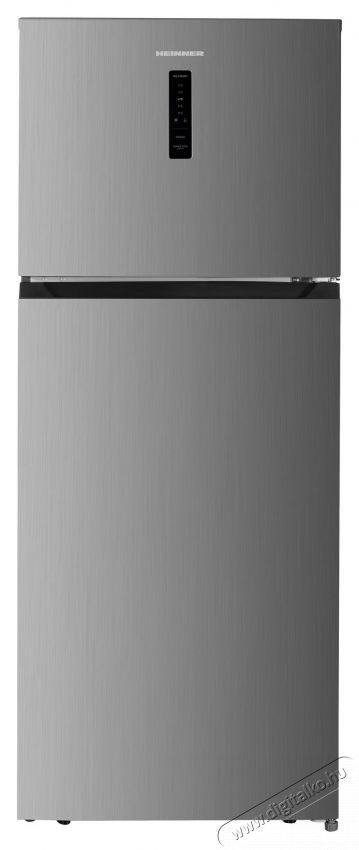 Heinner HF-HM415NFINVSD k&eacute;tajt&oacute; hűtőszekr&eacute;ny, 415l, Full No Frost, Dual Inverter kompresszor, Kijelző, Super cooling funkci&oacute;, Gyermekz&aacute;r, D energiaoszt&aacute;ly, Ez&uuml;st Konyhai term&eacute;kek - Hűtő, fagyaszt&oacute; (szabadon&aacute;ll&oacute;) - Fel&uuml;lfagyaszt&oacute;s kombin&aacute;lt hűtő - 533454