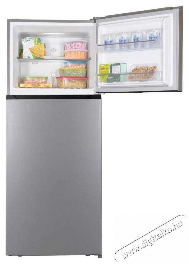 Heinner HF-HM415NFSE++, K&eacute;tajt&oacute;s hűtőszekr&eacute;ny, 415 l, Full No Frost, E energiaoszt&aacute;ly, kettős inverteres kompresszor, kijelző, gyerekz&aacute;r, M 178 cm, ez&uuml;st Konyhai term&eacute;kek - Hűtő, fagyaszt&oacute; (szabadon&aacute;ll&oacute;) - Fel&uuml;lfagyaszt&oacute;s kombin&aacute;lt hűtő - 533455