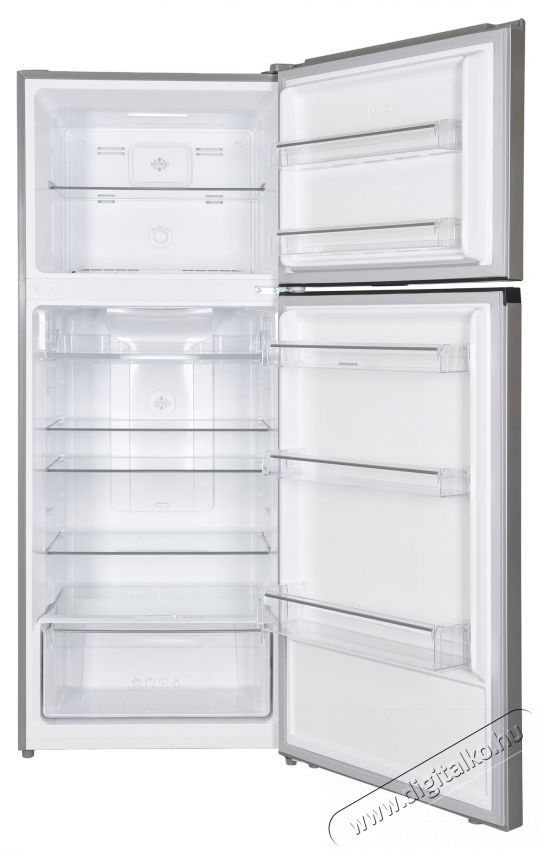 Heinner HF-HM415NFSE++, K&eacute;tajt&oacute;s hűtőszekr&eacute;ny, 415 l, Full No Frost, E energiaoszt&aacute;ly, kettős inverteres kompresszor, kijelző, gyerekz&aacute;r, M 178 cm, ez&uuml;st Konyhai term&eacute;kek - Hűtő, fagyaszt&oacute; (szabadon&aacute;ll&oacute;) - Fel&uuml;lfagyaszt&oacute;s kombin&aacute;lt hűtő - 533455