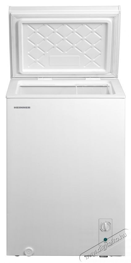 Heinner HCF-M99INVCE++ fagyaszt&oacute;l&aacute;da, 99 l, &Aacute;talak&iacute;that&oacute; hűtőszekr&eacute;ny/fagyaszt&oacute;, Inverteres kompresszor, Mechanikus vez&eacute;rl&eacute;s, &Aacute;ll&iacute;that&oacute; termoszt&aacute;t, 1 kos&aacute;r, E energiaoszt&aacute;ly, Feh&eacute;r Konyhai term&eacute;kek - Hűtő, fagyaszt&oacute; (szabadon&aacute;ll&oacute;) - Fagyaszt&oacute;l&aacute;da - 535256