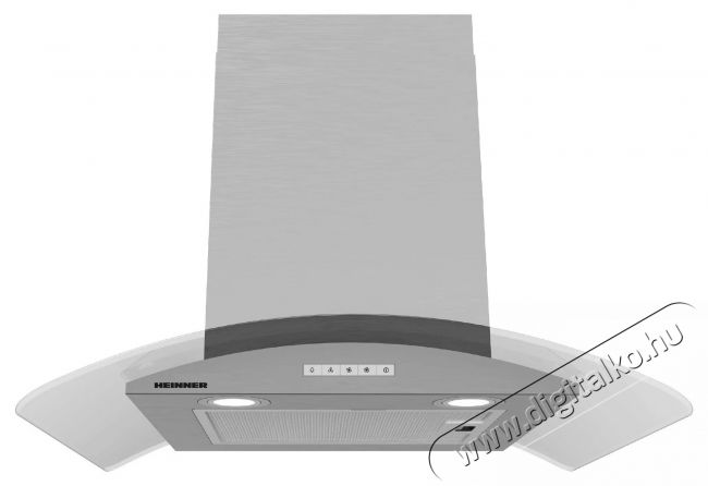 Heinner HDCH-MD800GIX dekorat&iacute;v p&aacute;raelsz&iacute;v&oacute; Konyhai term&eacute;kek - P&aacute;raelsz&iacute;v&oacute; - Be&eacute;p&iacute;thető / kih&uacute;zhat&oacute; - 533485