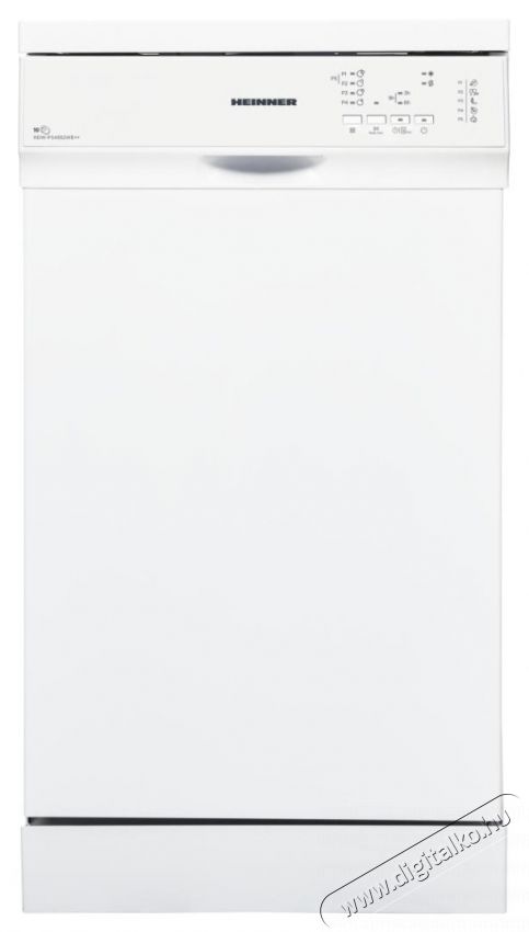 Heinner HDW-FS4552WE++ Mosogat&oacute;g&eacute;p, E energiaoszt&aacute;ly, Feh&eacute;r Konyhai term&eacute;kek - Mosogat&oacute;g&eacute;p - Keskeny (45cm-ig) szabadon&aacute;ll&oacute; mosogat&oacute;g&eacute;p - 535246