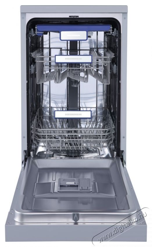 Heinner HDW-FSM45710AXD+++ Mosogat&oacute;g&eacute;p, rozsdamentes ac&eacute;l Konyhai term&eacute;kek - Mosogat&oacute;g&eacute;p - Norm&aacute;l (60cm) szabadon&aacute;ll&oacute; mosogat&oacute;g&eacute;p - 535251