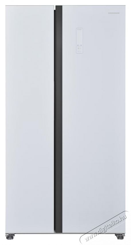 Heinner HSBS-H442NFGWHE++ Side by side hűtő, 442 l, M:177cm, Total NoFrost, Display, E energiaoszt&aacute;ly, Feh&eacute;r Konyhai term&eacute;kek - Hűtő, fagyaszt&oacute; (be&eacute;p&iacute;thető) - Amerikai t&iacute;pus&uacute; Side By Side hűtő - 535266
