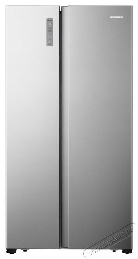 Heinner HSBS-HS519NFXE++ Side by side hűtőszekr&eacute;ny, 519 l, Full No Frost, E oszt&aacute;ly, &eacute;rintők&eacute;pernyő, Nyitott ajt&oacute; riaszt&oacute;, M 1786 cm, Rozsdamentes ac&eacute;l Konyhai term&eacute;kek - Hűtő, fagyaszt&oacute; (szabadon&aacute;ll&oacute;) - Amerikai t&iacute;pus&uacute; Side By Side hűtő - 535265