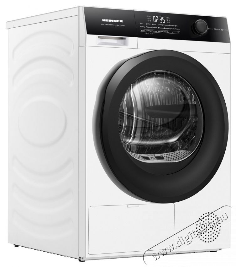 Heinner HHPD-HMK90IVFC+++ hőszivatty&uacute;s sz&aacute;r&iacute;t&oacute;g&eacute;p, 9 kg terhelhetős&eacute;g, C energiaoszt&aacute;ly, inverteres motor, feh&eacute;r H&aacute;ztart&aacute;s / Otthon / K&uuml;lt&eacute;r - Mos&oacute;g&eacute;p / sz&aacute;r&iacute;t&oacute;g&eacute;p - Sz&aacute;r&iacute;t&oacute;g&eacute;p - 536849