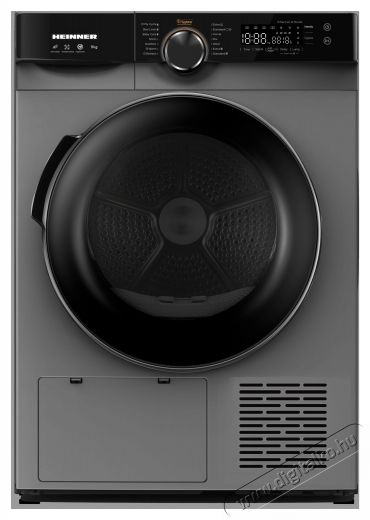 Heinner HHPD-M8K3SA++ Hőszivatty&uacute; sz&aacute;r&iacute;t&oacute;g&eacute;p, 8 kg, 14 program, D energiaoszt&aacute;ly, LED kijelző, k&eacute;sleltetett ind&iacute;t&aacute;s funkci&oacute;, gyűrőd&eacute;sg&aacute;tl&oacute; funkci&oacute;, dobvil&aacute;g&iacute;t&aacute;s, Ez&uuml;st H&aacute;ztart&aacute;s / Otthon / K&uuml;lt&eacute;r - Mos&oacute;g&eacute;p / sz&aacute;r&iacute;t&oacute;g&eacute;p - Sz&aacute;r&iacute;t&oacute;g&eacute;p - 536835