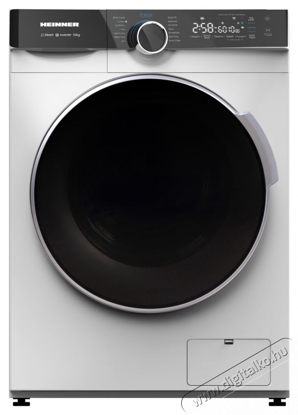 Heinner HWM-M1014IVKA+++ mos&oacute;g&eacute;p, 10kg, 1400rpm, Inverter motor, 14 program, A energiaoszt&aacute;ly, Feh&eacute;r H&aacute;ztart&aacute;s / Otthon / K&uuml;lt&eacute;r - Mos&oacute;g&eacute;p / sz&aacute;r&iacute;t&oacute;g&eacute;p - El&ouml;lt&ouml;ltős norm&aacute;l (60cm-ig) mos&oacute;g&eacute;p - 536848