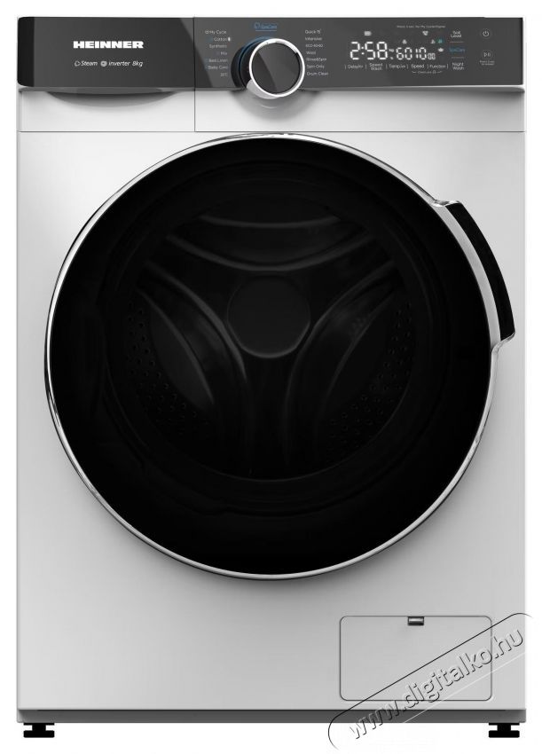 Heinner HWM-M814IVKA+++ mos&oacute;g&eacute;p, 8kg, 1400 rpm, Inverter motor, Digit&aacute;lis kijelző, Gyerekz&aacute;r, Sterilization Program, Kedvenc program mem&oacute;ria, A energiaoszt&aacute;ly, Feh&eacute;r H&aacute;ztart&aacute;s / Otthon / K&uuml;lt&eacute;r - Mos&oacute;g&eacute;p / sz&aacute;r&iacute;t&oacute;g&eacute;p - El&ouml;lt&ouml;ltős norm&aacute;l (60cm-ig) mos&oacute;g&eacute;p - 536850