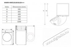 Heinner HWM-HME1014IVA10+++ Mos&oacute;g&eacute;p, 10 KG, 1400 RPM, A-10% energiaoszt&aacute;ly, INVERTER MOTOR, Digit&aacute;lis kijelző, Allergy Steam program, Feh&eacute;r H&aacute;ztart&aacute;s / Otthon / K&uuml;lt&eacute;r - Mos&oacute;g&eacute;p / sz&aacute;r&iacute;t&oacute;g&eacute;p - El&ouml;lt&ouml;ltős norm&aacute;l (60cm-ig) mos&oacute;g&eacute;p - 536845