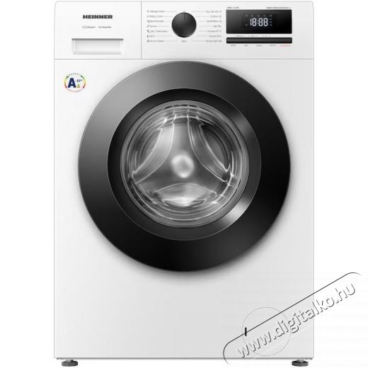 Heinner HWM-HME1014IVA10+++ Mos&oacute;g&eacute;p, 10 KG, 1400 RPM, A-10% energiaoszt&aacute;ly, INVERTER MOTOR, Digit&aacute;lis kijelző, Allergy Steam program, Feh&eacute;r H&aacute;ztart&aacute;s / Otthon / K&uuml;lt&eacute;r - Mos&oacute;g&eacute;p / sz&aacute;r&iacute;t&oacute;g&eacute;p - El&ouml;lt&ouml;ltős norm&aacute;l (60cm-ig) mos&oacute;g&eacute;p - 536845