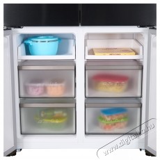 Heinner HSBS-HM505MDSINFDXE++ Side by side multidoor hűtőszekr&eacute;ny, 505l Konyhai term&eacute;kek - Hűtő, fagyaszt&oacute; (szabadon&aacute;ll&oacute;) - Amerikai t&iacute;pus&uacute; Side By Side hűtő - 535275