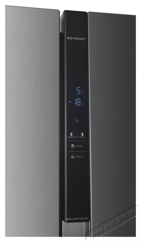 Heinner HSBS-HM529NFXWDE++, 529 l, Side by side hűtő Konyhai term&eacute;kek - Hűtő, fagyaszt&oacute; (szabadon&aacute;ll&oacute;) - Amerikai t&iacute;pus&uacute; Side By Side hűtő - 535272