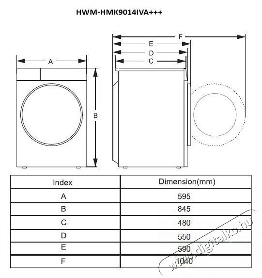 Heinner HWM-HMK9014IVA+++ mos&oacute;g&eacute;p, 9 kg, 1400 fordulat/perc, A energiaoszt&aacute;ly, inverteres motor, &eacute;rintők&eacute;pernyős vez&eacute;rl&eacute;s, digit&aacute;lis kijelző, Allergy steam program, feh&eacute;r H&aacute;ztart&aacute;s / Otthon / K&uuml;lt&eacute;r - Mos&oacute;g&eacute;p / sz&aacute;r&iacute;t&oacute;g&eacute;p - El&ouml;lt&ouml;ltős norm&aacute;l (60cm-ig) mos&oacute;g&eacute;p - 536838