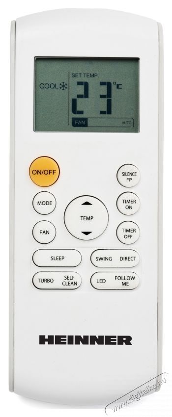 Heinner Mirror HAC-MRB12WHWIFI 12000 BTU Wi-Fi kl&iacute;ma, A++ energiaoszt&aacute;ly, Fűt&eacute;s funkci&oacute;, Wi-Fi, Nagy sűrűs&eacute;gű szűrő, Follow me funkci&oacute;, Fekete/feh&eacute;r H&aacute;ztart&aacute;s / Otthon / K&uuml;lt&eacute;r - Ventil&aacute;tor / L&eacute;gkondicion&aacute;l&oacute; - Split kl&iacute;ma - 536791