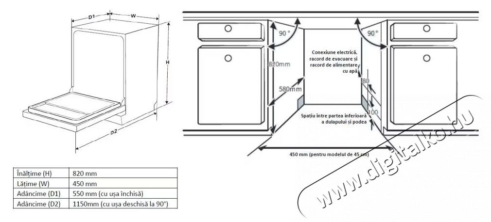 Heinner HDW-BIM45510E++ be&eacute;p&iacute;thető mosogat&oacute;g&eacute;p Konyhai term&eacute;kek - Mosogat&oacute;g&eacute;p - Keskeny (45cm-ig) be&eacute;p&iacute;thető mosogat&oacute;g&eacute;p - 536802