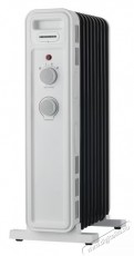 Heinner HOH-M09WH-BK olajradi&aacute;tor, 9 elem, 1000W/1300W/2200W, &Aacute;ll&iacute;that&oacute; termoszt&aacute;t, V&eacute;delem t&uacute;lmeleged&eacute;s ellen, Felborul&aacute;s v&eacute;delem, Kerekek, K&aacute;belt&aacute;rol&oacute;, Fekete/Feh&eacute;r H&aacute;ztart&aacute;s / Otthon / K&uuml;lt&eacute;r - Fűt&eacute;s - Olajradi&aacute;tor - 536801