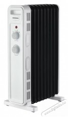 Heinner HOH-M09WH-BK olajradi&aacute;tor, 9 elem, 1000W/1300W/2200W, &Aacute;ll&iacute;that&oacute; termoszt&aacute;t, V&eacute;delem t&uacute;lmeleged&eacute;s ellen, Felborul&aacute;s v&eacute;delem, Kerekek, K&aacute;belt&aacute;rol&oacute;, Fekete/Feh&eacute;r H&aacute;ztart&aacute;s / Otthon / K&uuml;lt&eacute;r - Fűt&eacute;s - Olajradi&aacute;tor - 536801