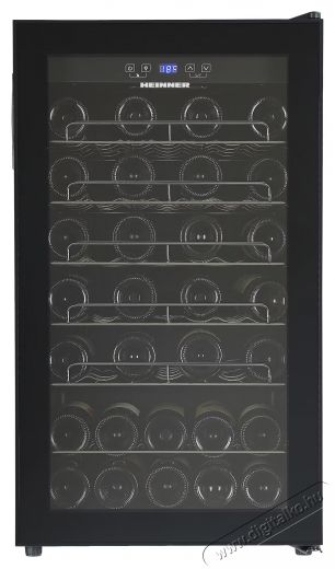 Heinner HRV-A118DRM40 Borhűtő, 118 l / 40 palack, Fekete Konyhai term&eacute;kek - Hűtő, fagyaszt&oacute; (szabadon&aacute;ll&oacute;) - Borhűtő - 533464