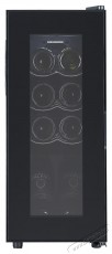 Heinner HRV-A28DRM8 borhűtő, 28 l / 8 palack,Fekete Konyhai term&eacute;kek - Hűtő, fagyaszt&oacute; (szabadon&aacute;ll&oacute;) - Borhűtő - 533466