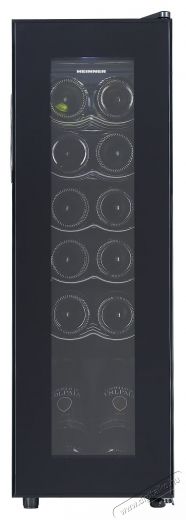 Heinner HRV-A45DRM12 borhűtő, 45 l / 12 palack, Fekete Konyhai term&eacute;kek - Hűtő, fagyaszt&oacute; (szabadon&aacute;ll&oacute;) - Borhűtő - 533467