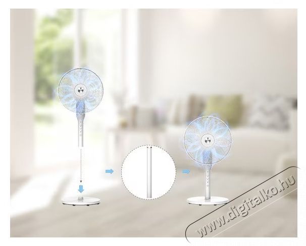 Heinner HSF-L360WH ventil&aacute;tor, 2in1, 65W H&aacute;ztart&aacute;s / Otthon / K&uuml;lt&eacute;r - Ventil&aacute;tor / L&eacute;gkondicion&aacute;l&oacute; - &Aacute;ll&oacute; / padl&oacute; ventil&aacute;tor - 536797
