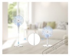 Heinner HSF-L360WH ventil&aacute;tor, 2in1, 65W H&aacute;ztart&aacute;s / Otthon / K&uuml;lt&eacute;r - Ventil&aacute;tor / L&eacute;gkondicion&aacute;l&oacute; - &Aacute;ll&oacute; / padl&oacute; ventil&aacute;tor - 536797