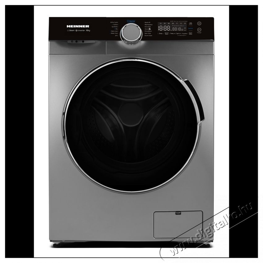 Heinner HWM-M1014IVKSA+++ mos&oacute;g&eacute;p, 10 kg, ez&uuml;st H&aacute;ztart&aacute;s / Otthon / K&uuml;lt&eacute;r - Mos&oacute;g&eacute;p / sz&aacute;r&iacute;t&oacute;g&eacute;p - El&ouml;lt&ouml;ltős norm&aacute;l (60cm-ig) mos&oacute;g&eacute;p - 536855