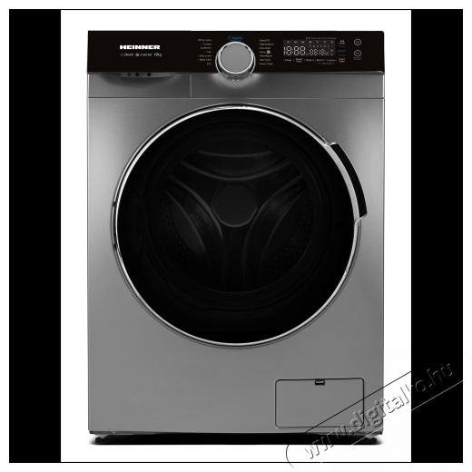 Heinner HWM-M1014IVKSA+++ mos&oacute;g&eacute;p, 10 kg, ez&uuml;st H&aacute;ztart&aacute;s / Otthon / K&uuml;lt&eacute;r - Mos&oacute;g&eacute;p / sz&aacute;r&iacute;t&oacute;g&eacute;p - El&ouml;lt&ouml;ltős norm&aacute;l (60cm-ig) mos&oacute;g&eacute;p - 536855