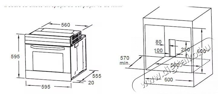 Heinner HBO-M659GC-GBK Be&eacute;p&iacute;thető s&uuml;tő, Elektromos, 65 l, Mechanikus időz&iacute;tő, sz&uuml;rke, A energiaoszt&aacute;ly, Fekete Konyhai term&eacute;kek - S&uuml;tő-főzőlap, tűzhely (be&eacute;p&iacute;thető) - S&uuml;tő (be&eacute;p&iacute;thető) - 537862