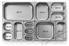 Hendi 806937 Kitchen Line GN 1/2 acélfedő, kivágás merőkanálhoz Konyhai termékek - Konyhai eszköz - Egyéb konyhai eszköz - 524918