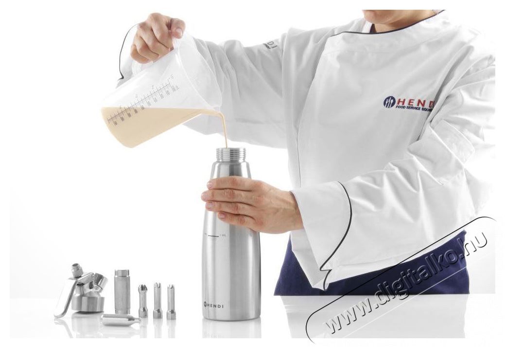 Hendi 588017 Profi Line Habszifon, 0,5 l Konyhai term&eacute;kek - Konyhai eszk&ouml;z - Egy&eacute;b konyhai eszk&ouml;z - 527281