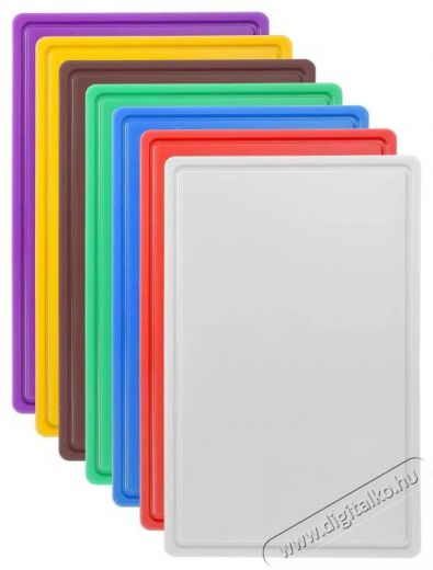 Hendi 826003 GN 1/1 Vágódeszka, fehér Konyhai termékek - Konyhai eszköz - Vágódeszka - 527292