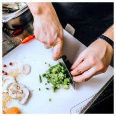 Hendi Sonka/kebab szeletelő k&eacute;s, fekete, 350 mm Konyhai term&eacute;kek - Konyhai eszk&ouml;z - K&eacute;s / oll&oacute; - 527289