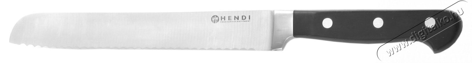 Hendi Keny&eacute;rv&aacute;g&oacute; k&eacute;s, Rozsdamentes ac&eacute;l, Penge hossza 23 cm, K&eacute;s hossza 34,5 cm Konyhai term&eacute;kek - Konyhai eszk&ouml;z - K&eacute;s / oll&oacute; - 533490