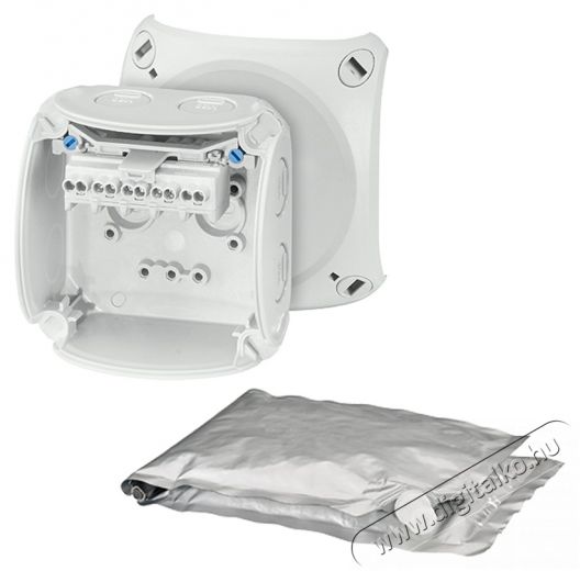 Hensel WP 0202 G kiöntőmasszával vízálló kábelösszekötő doboz - szürke Iroda és számítástechnika - Hálózat - Hálózati kiegészítő - 389085