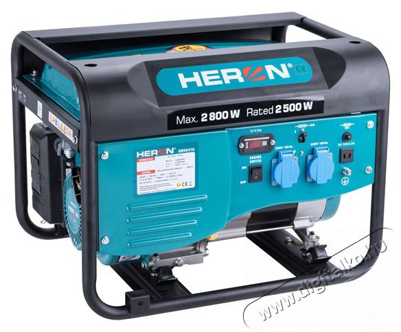 HERON Heron max 2600 VA, egyfázisú benzinmotoros áramfejlesztő Háztartás / Otthon / Kültér - Egyéb háztartási termék - 458246